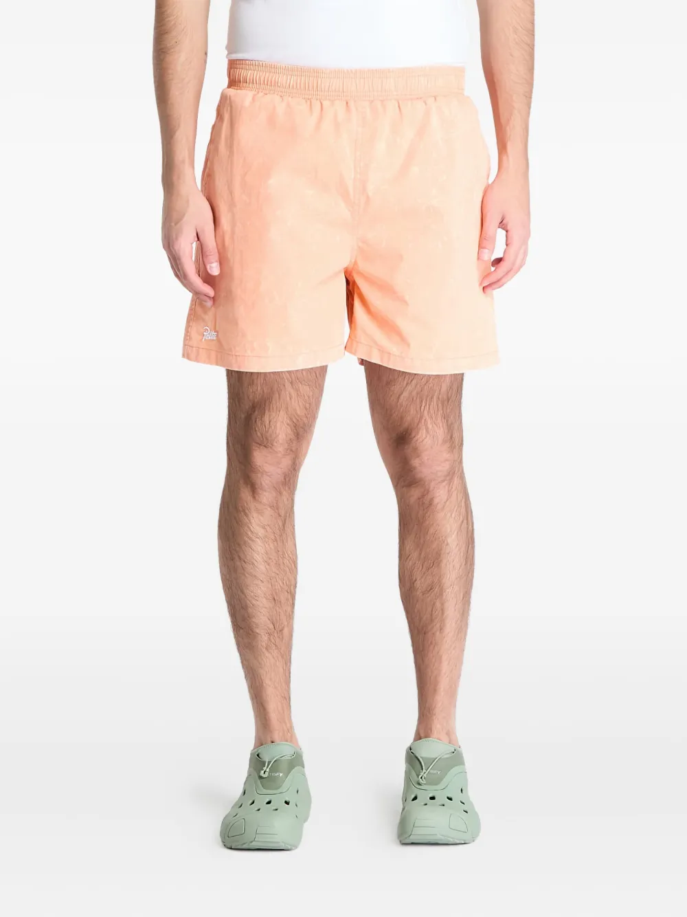 PATTA Bermuda de praia com detalhe desfiado | Laranja | Image 1