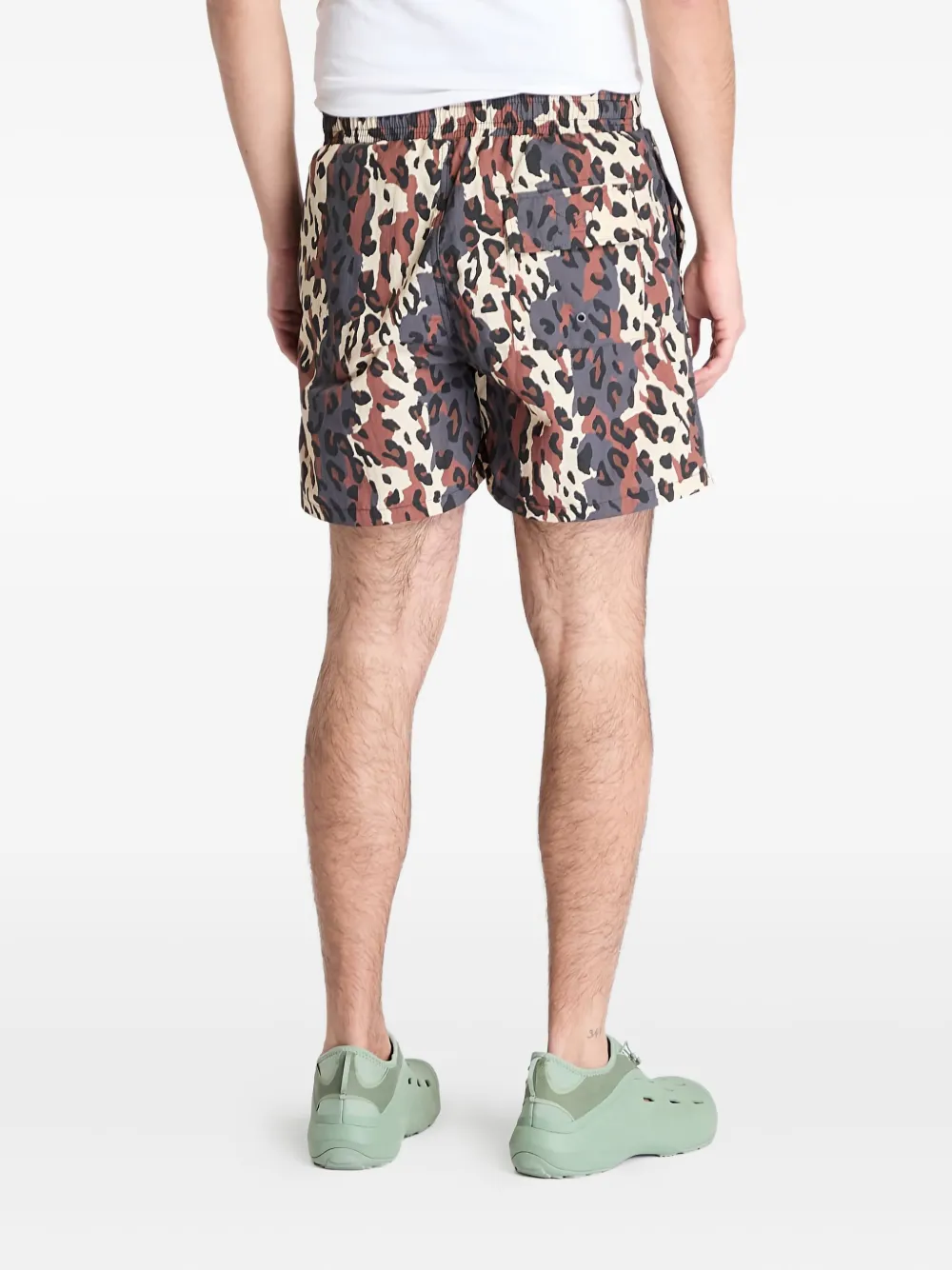 Patta City Leopard-print Swim Shorts In Multi