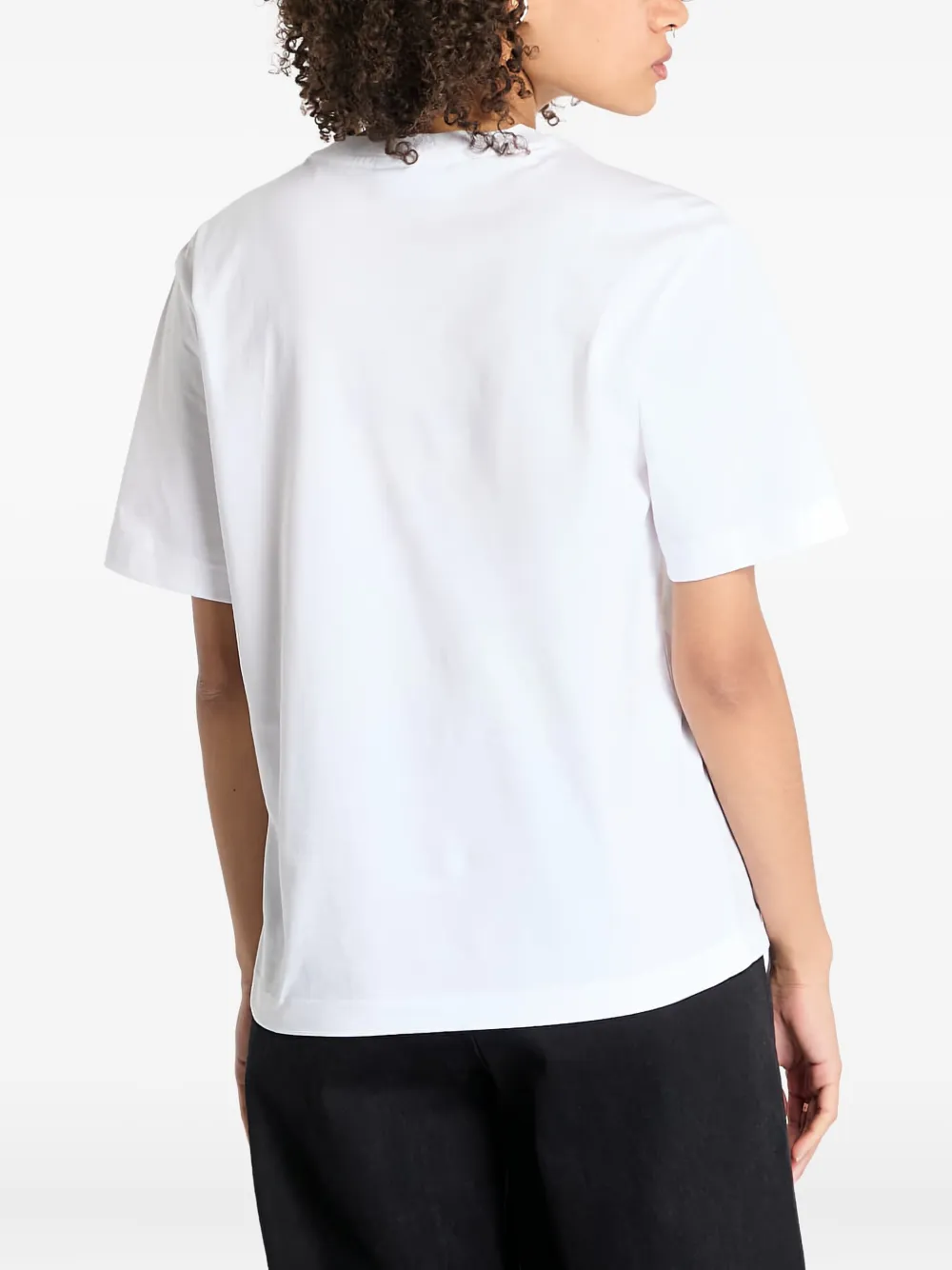 Lacoste Zacht katoenen T-shirt Wit
