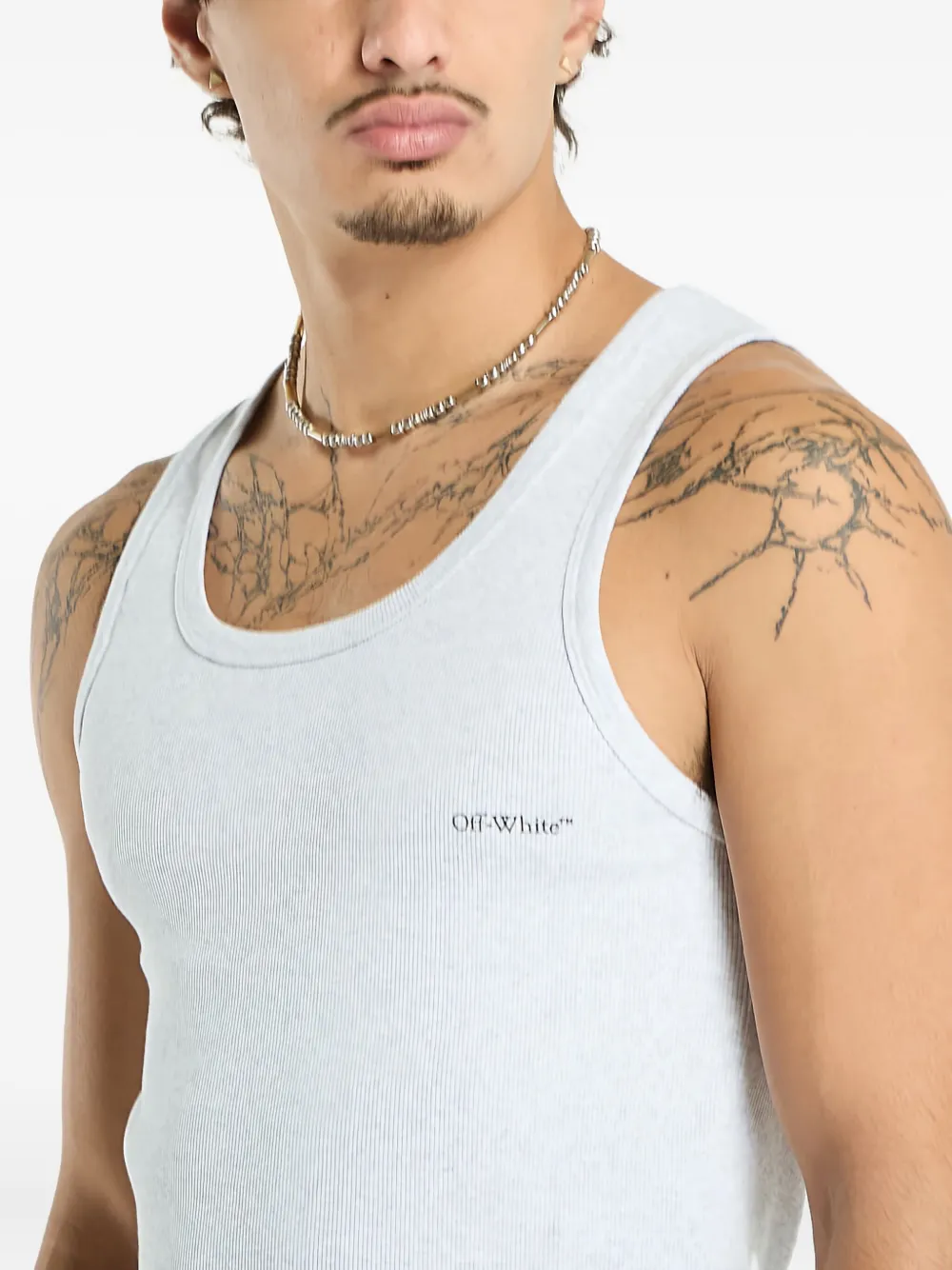 Off-white Off Bookish Tank Top In White