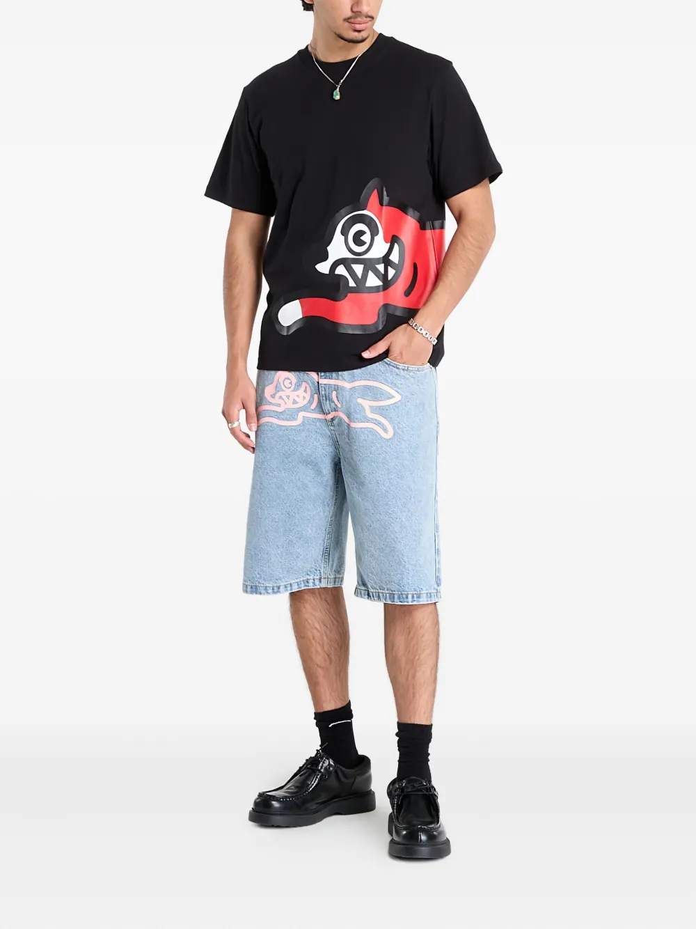 Billionaire Boys Club - Ice Cream Jumbo Running Dog T-shirt In Black