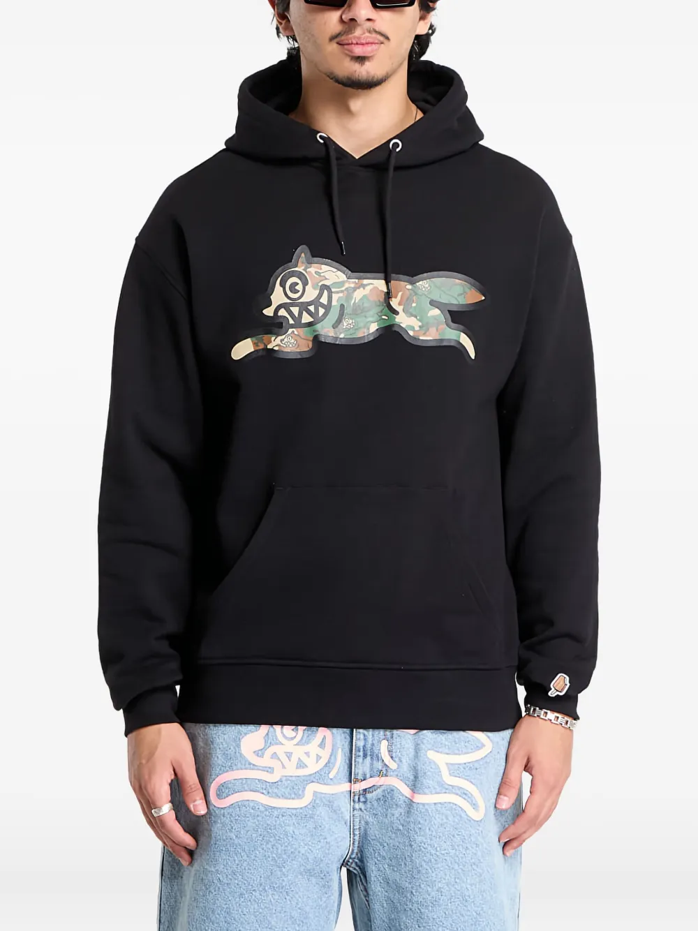 Billionaire Boys Club - Ice Cream Running Dog Popover Hoodie In Black