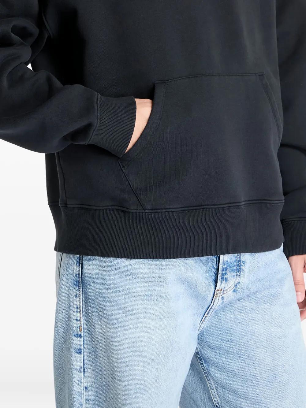 Patta Snake Heart-print Back Hoodie In Black