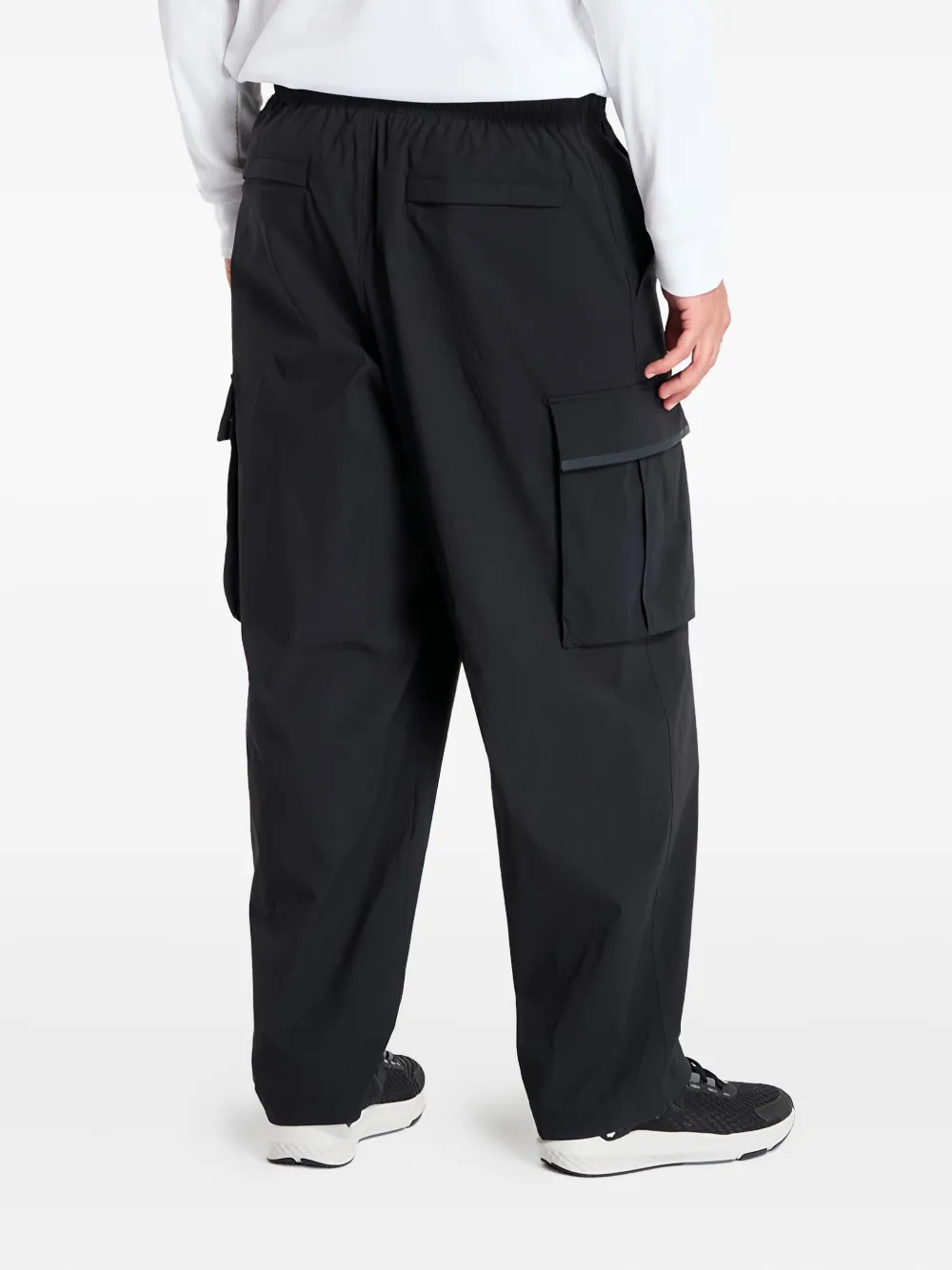 Under Armour Broek met cargo zak en geborduurd logo Zwart