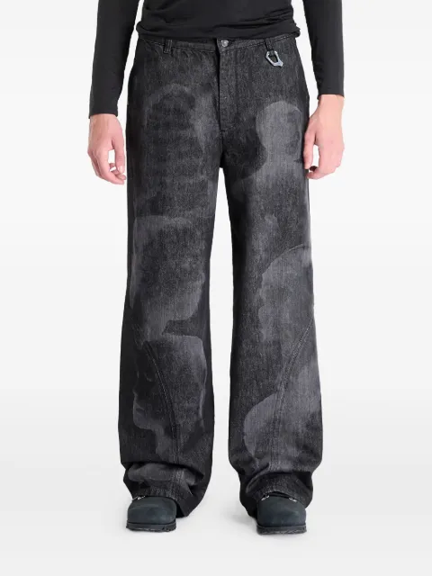 HELIOT EMIL laser denim jeans