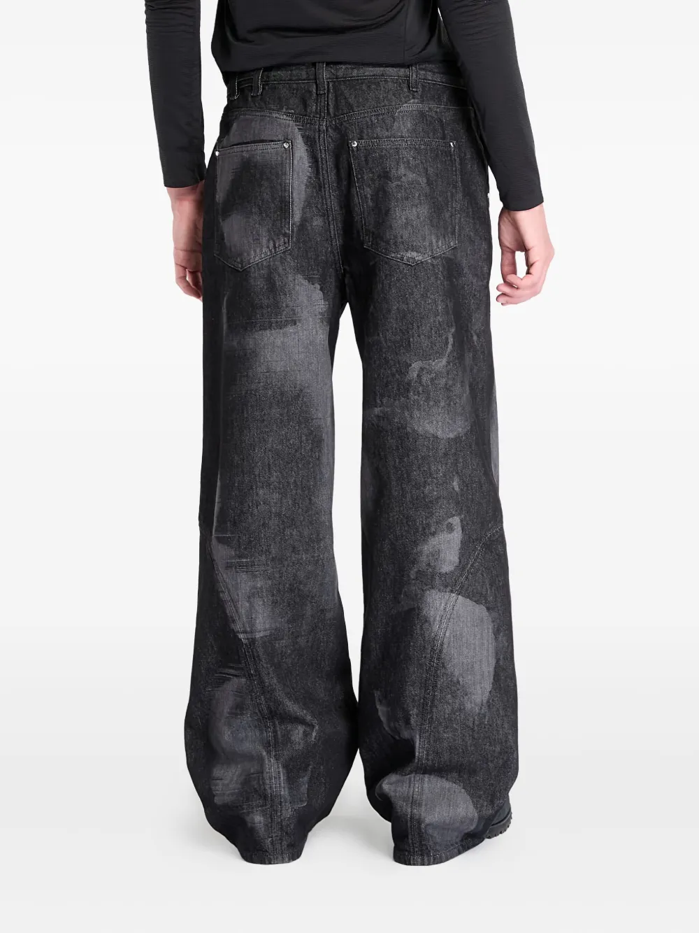  Heliot Emil Laser Denim Jeans - Black 