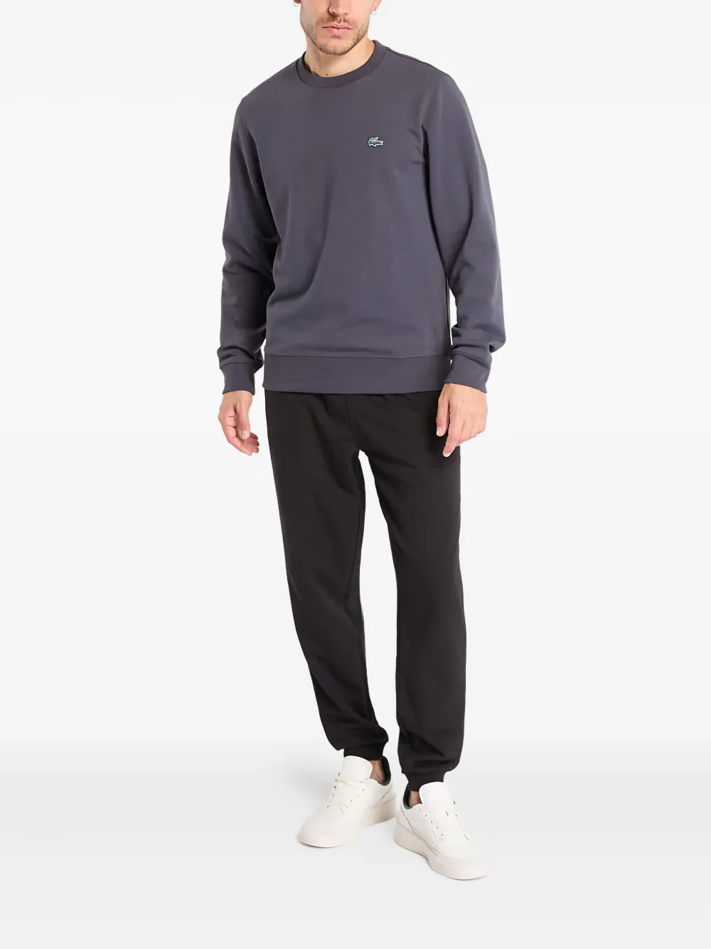Lacoste Sweater met logo - Grijs