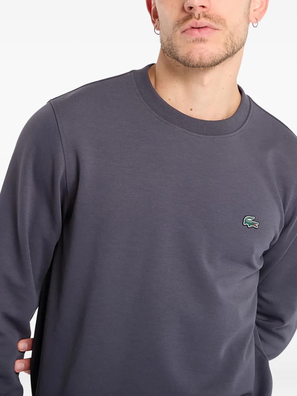 Lacoste Sweater met logo Grijs