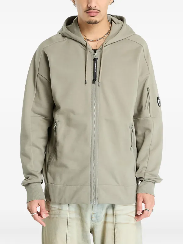 CP company ジップパーカー C.P. Company ジップアップ パーカー | グレー | FARFETCH JP