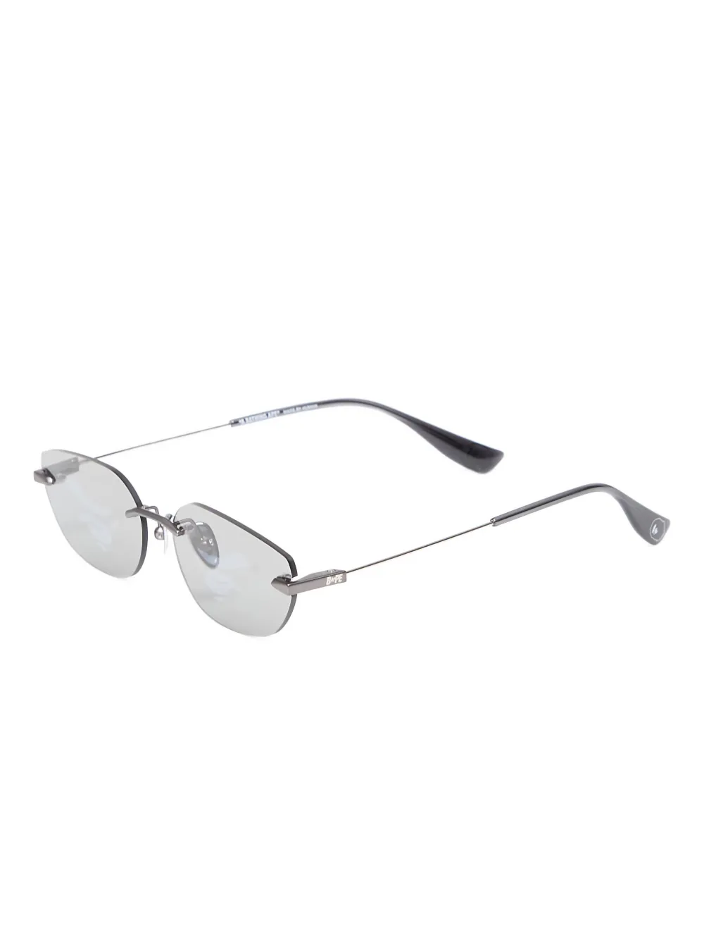 A BATHING APE rimless sunglasses - Zilver