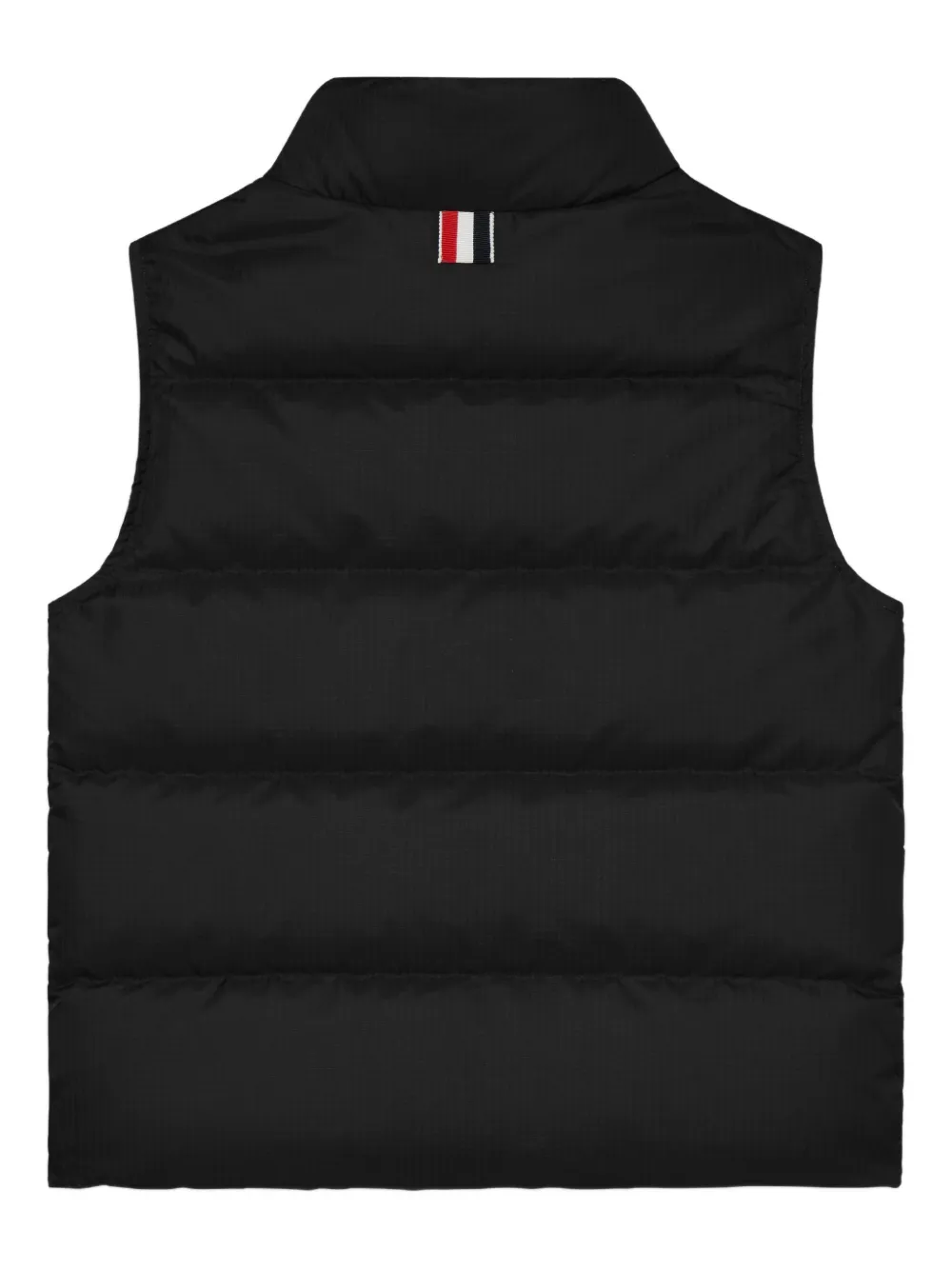 Thom Browne Kids Bodywarmer met vier strepen Zwart