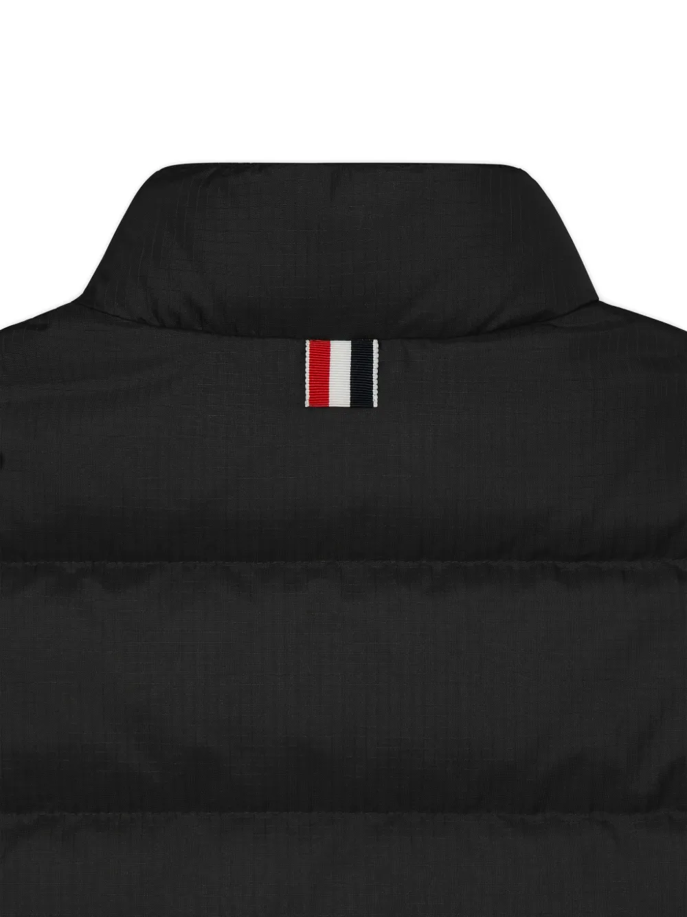 Thom Browne Kids Bodywarmer met vier strepen Zwart