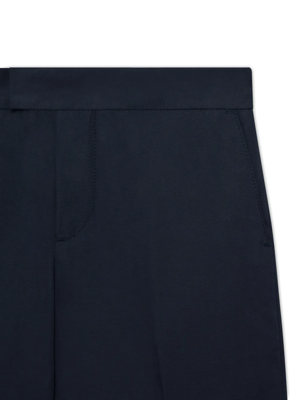 Thom Browne Kids Chino shorts Blauw