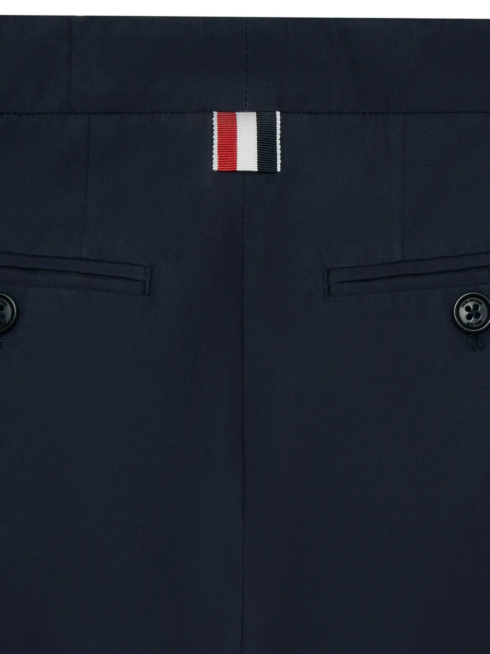 Thom Browne Kids Chino shorts Blauw