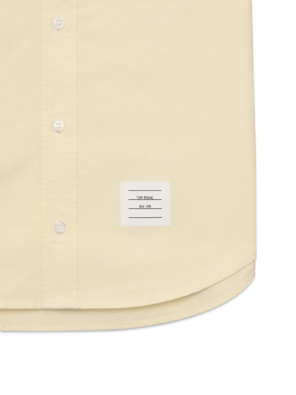 Thom Browne Kids Shirt met korte mouwen Geel