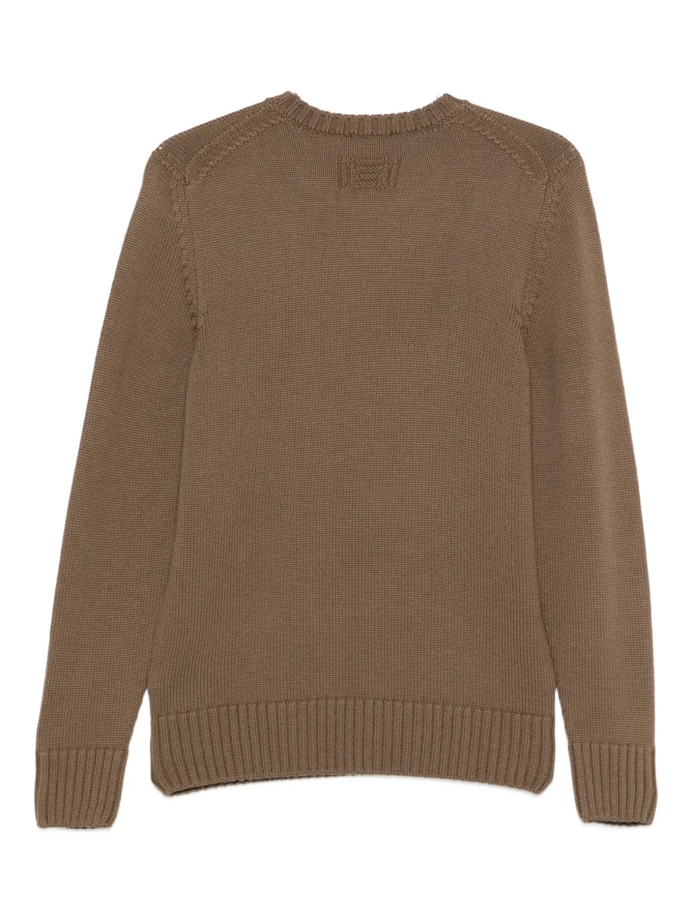 Drumohr Ribbed Sweater In Brown