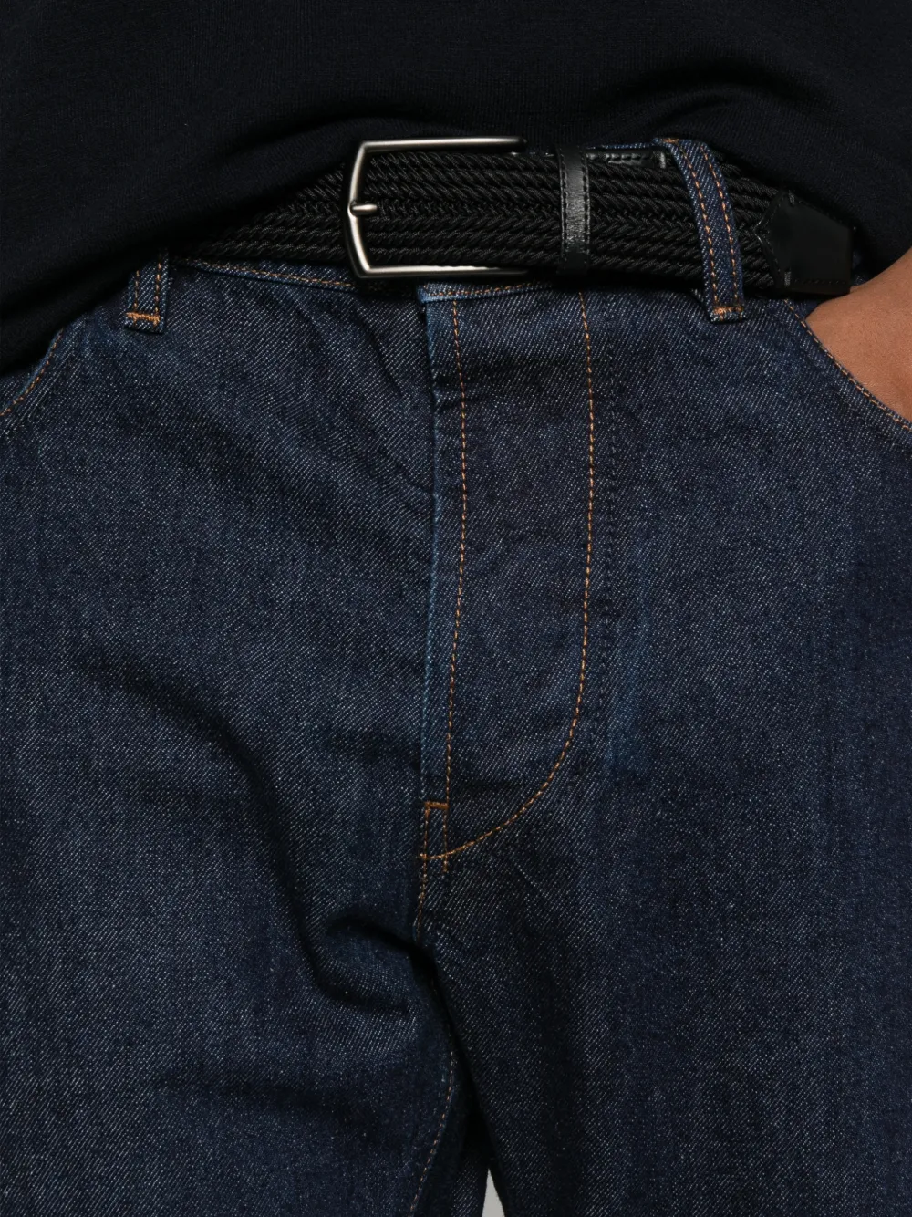 Stone Island Jeans met knopen Blauw