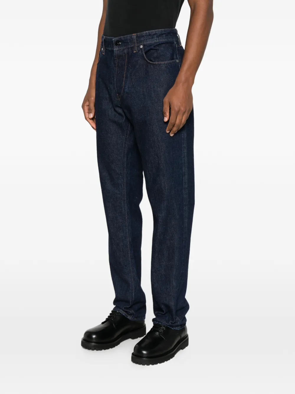 Stone Island Jeans met knopen Blauw