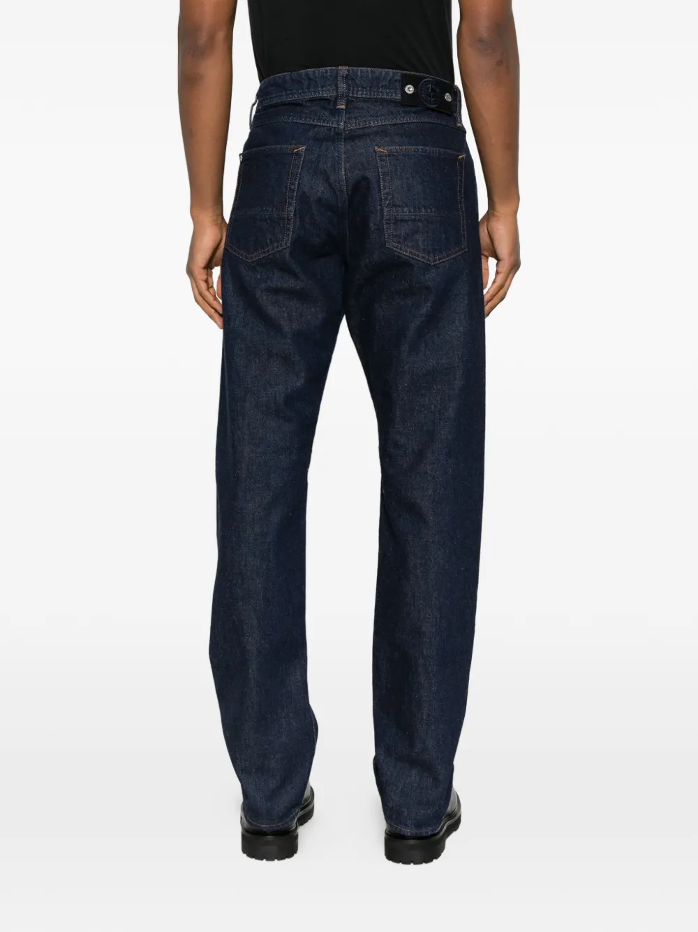 Stone Island Jeans met knopen Blauw