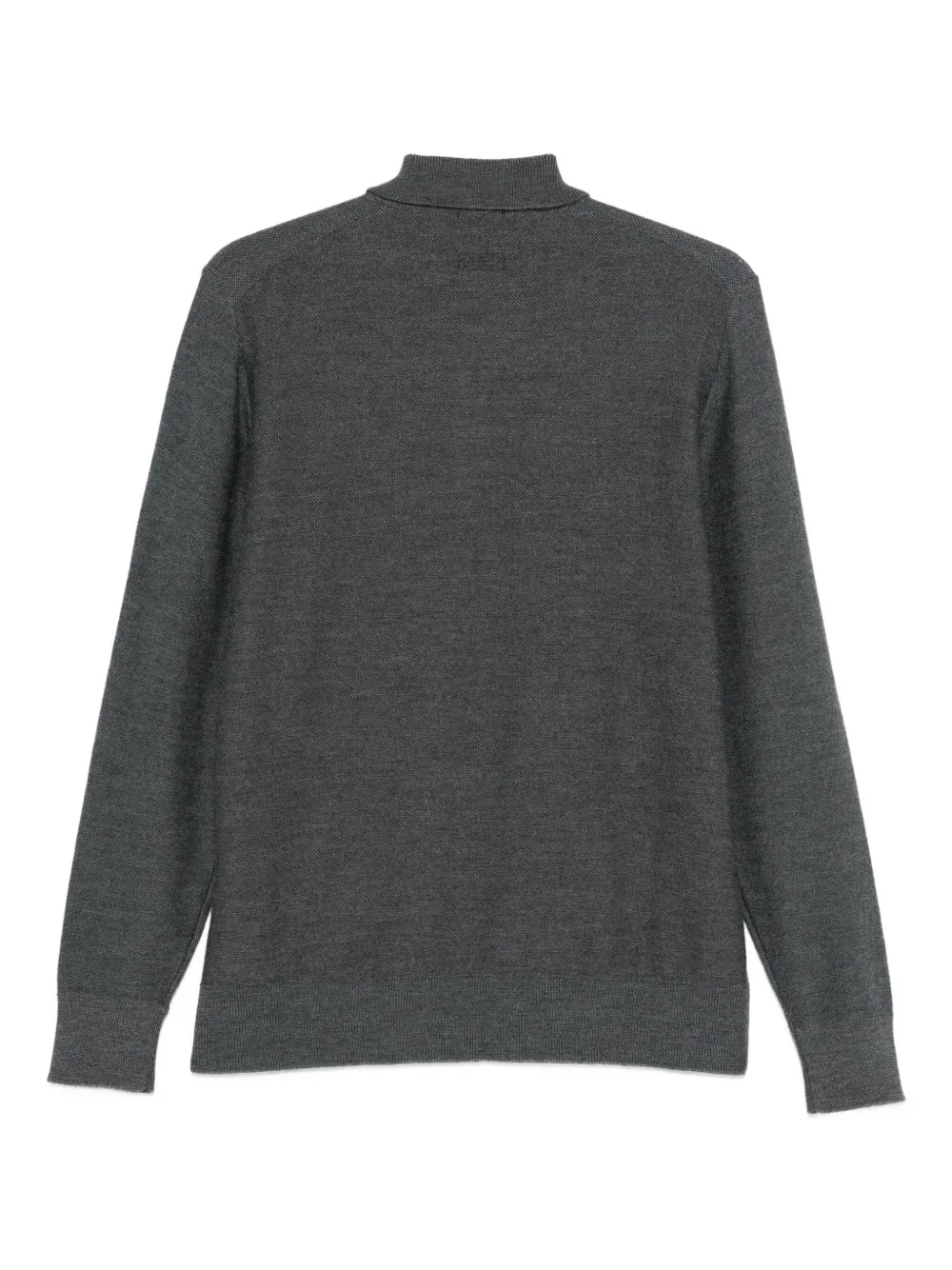 Drumohr Poloshirt met knopen - Grijs