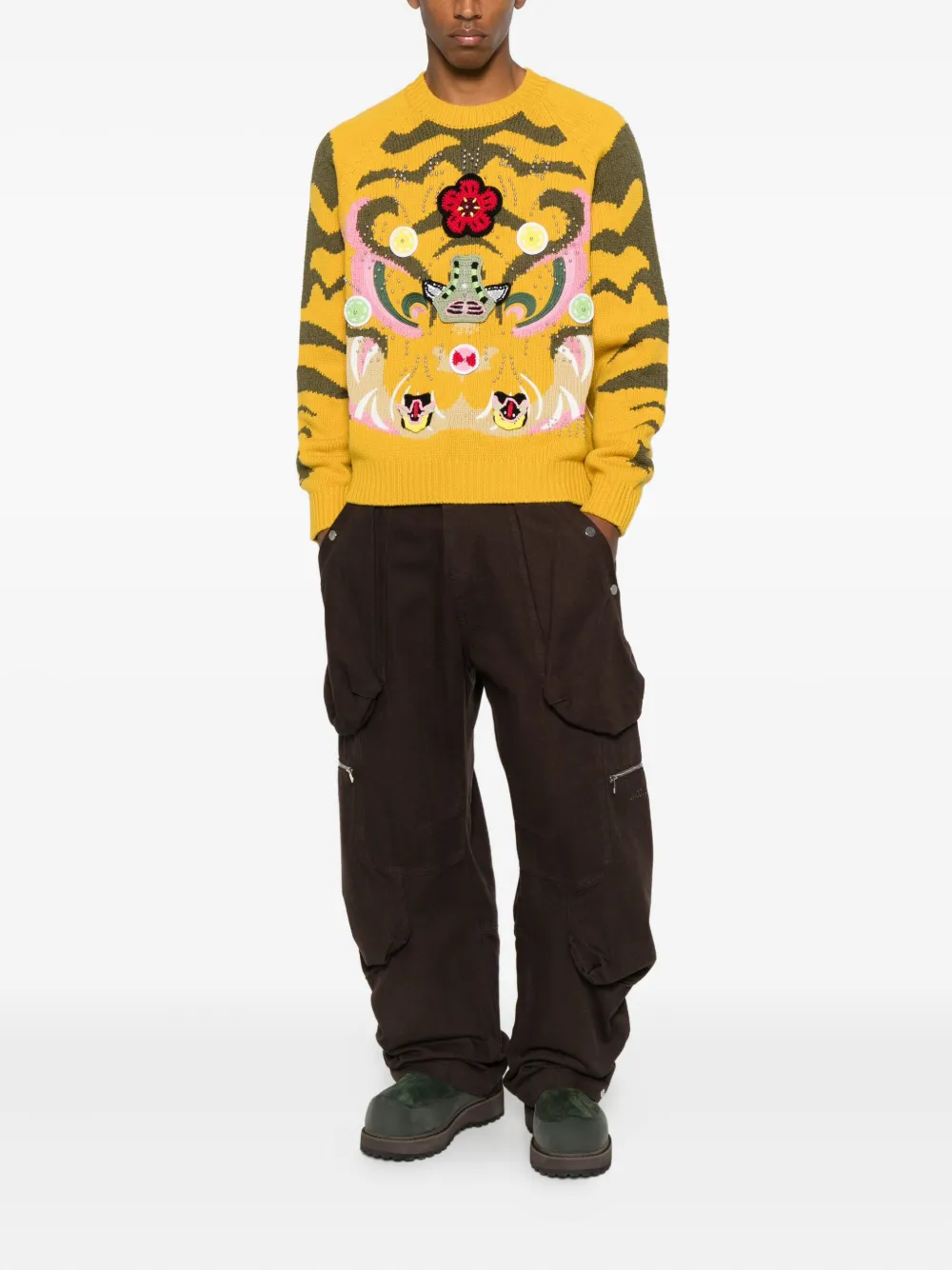 Kenzo tiger-embellishment sweater | Knitted Sweaters | Image 2