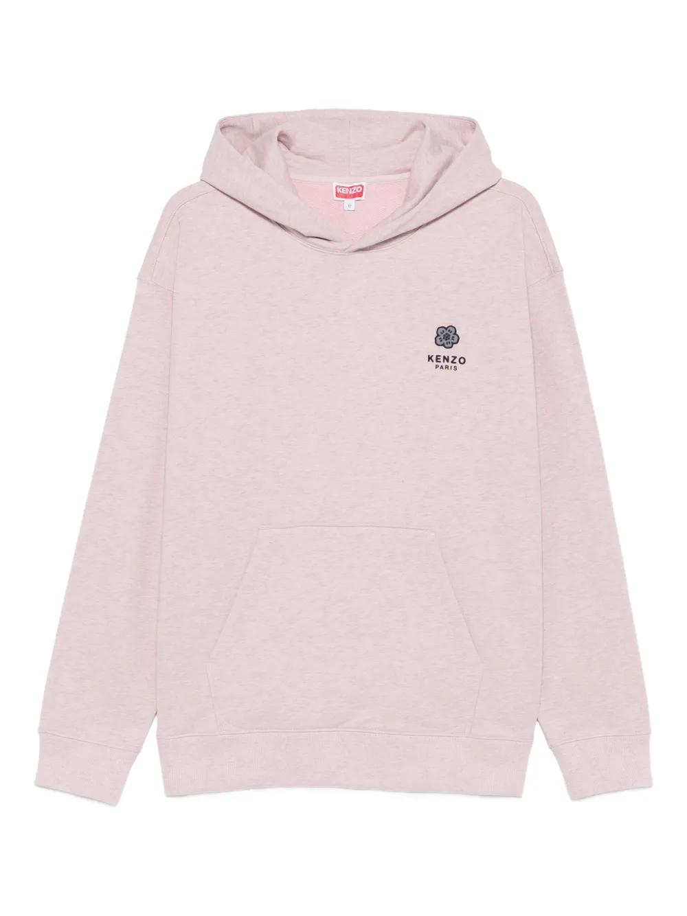 Kenzo logo-embroidered hoodie | Pink | Image 1
