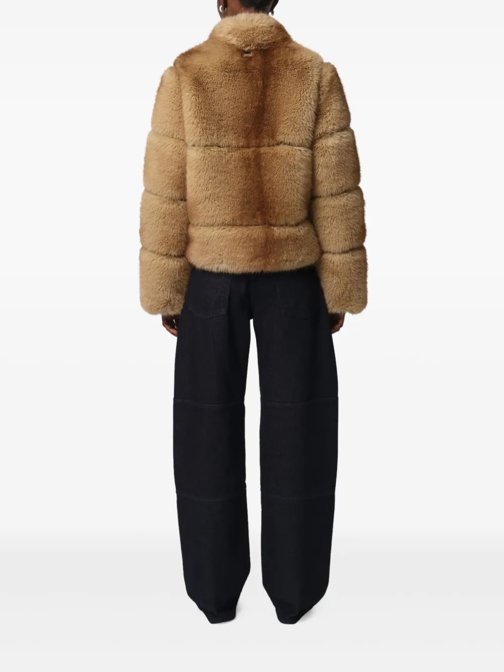 Apparis Sai jack met vlakken Bruin