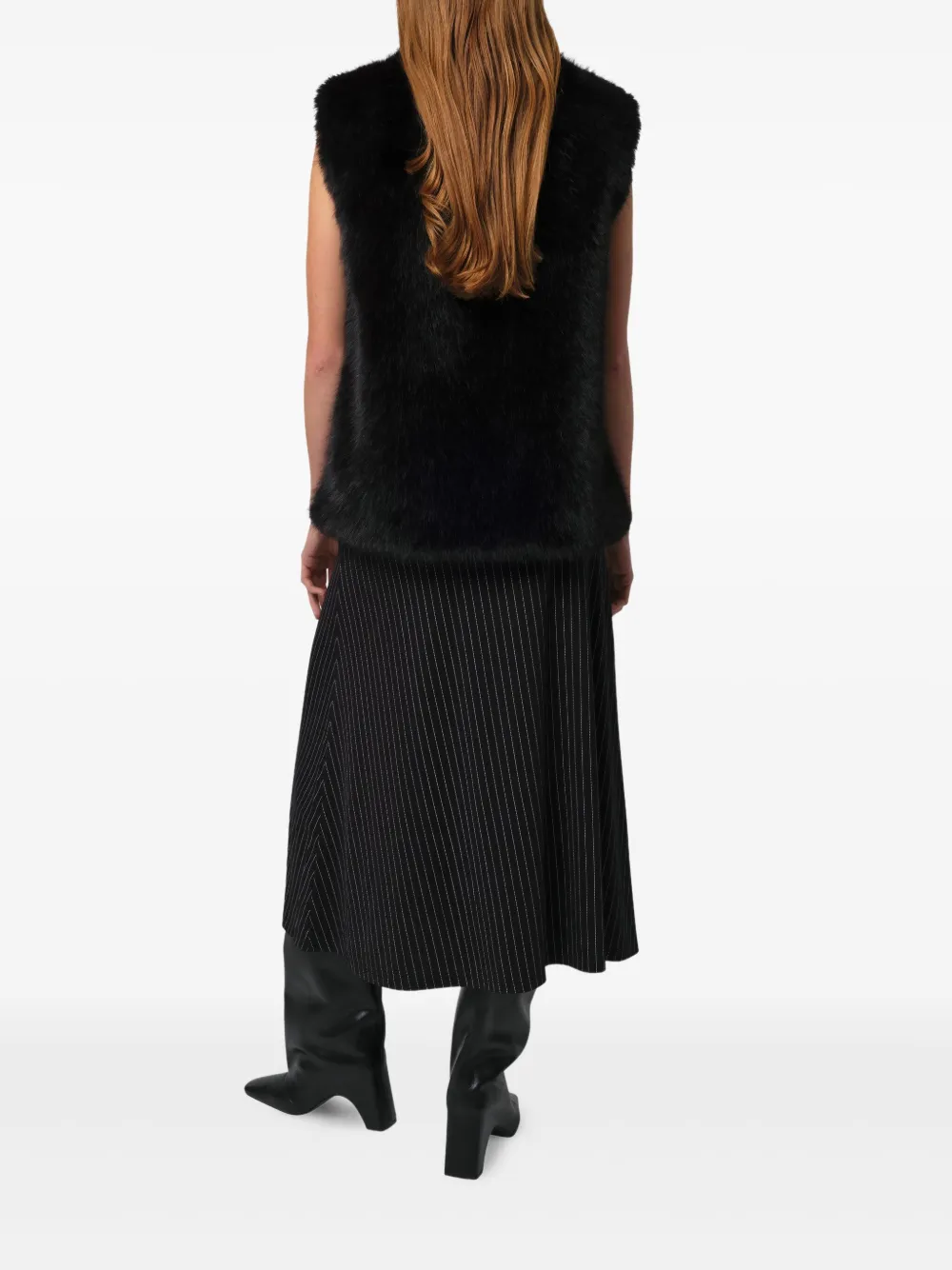 Apparis Laila mouwloze top Zwart