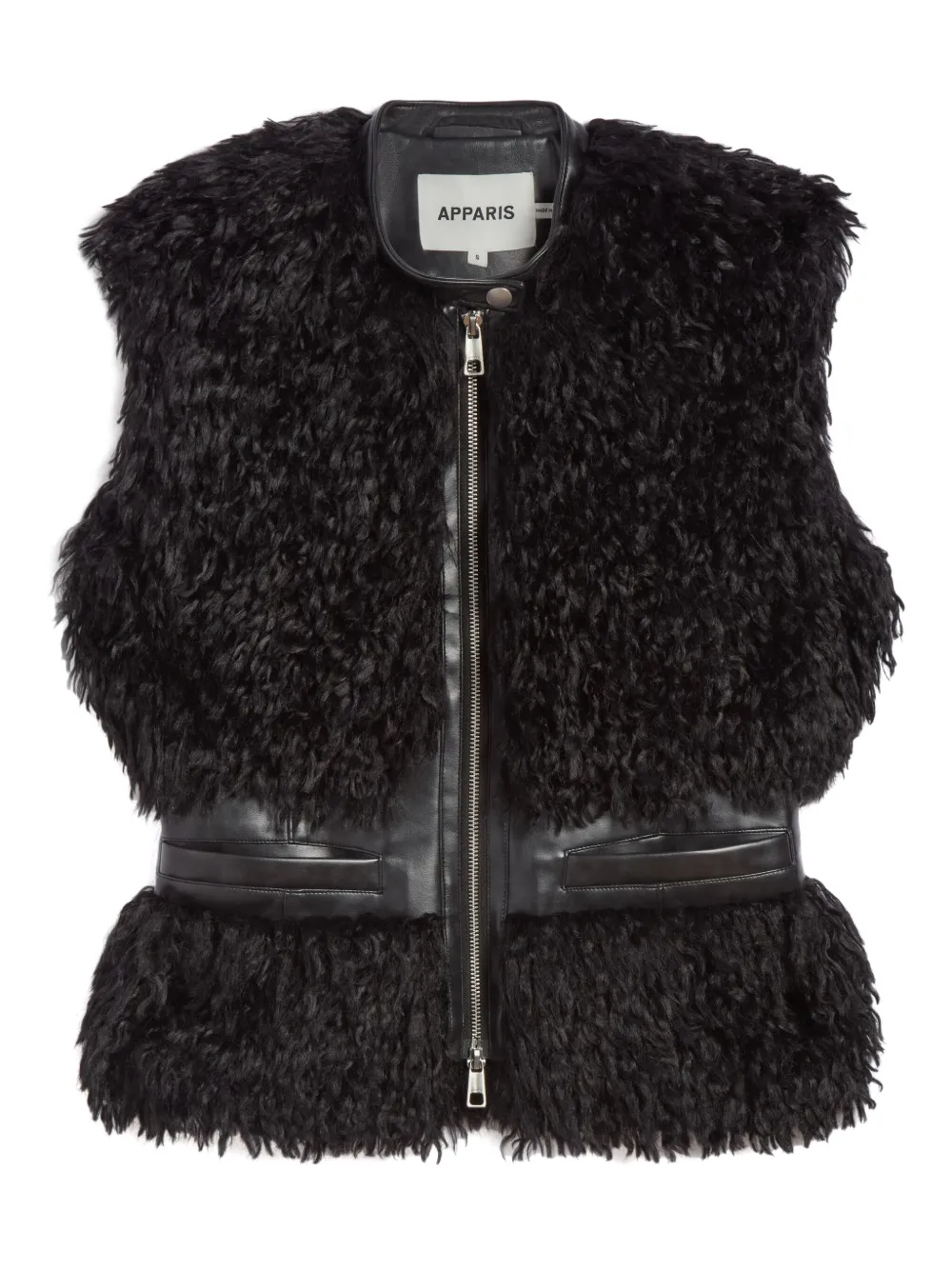 Apparis Cleo zip vest - Nero