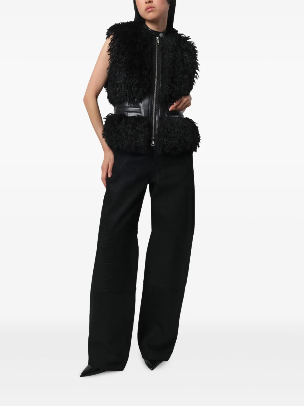 Apparis Cleo top met rits Zwart