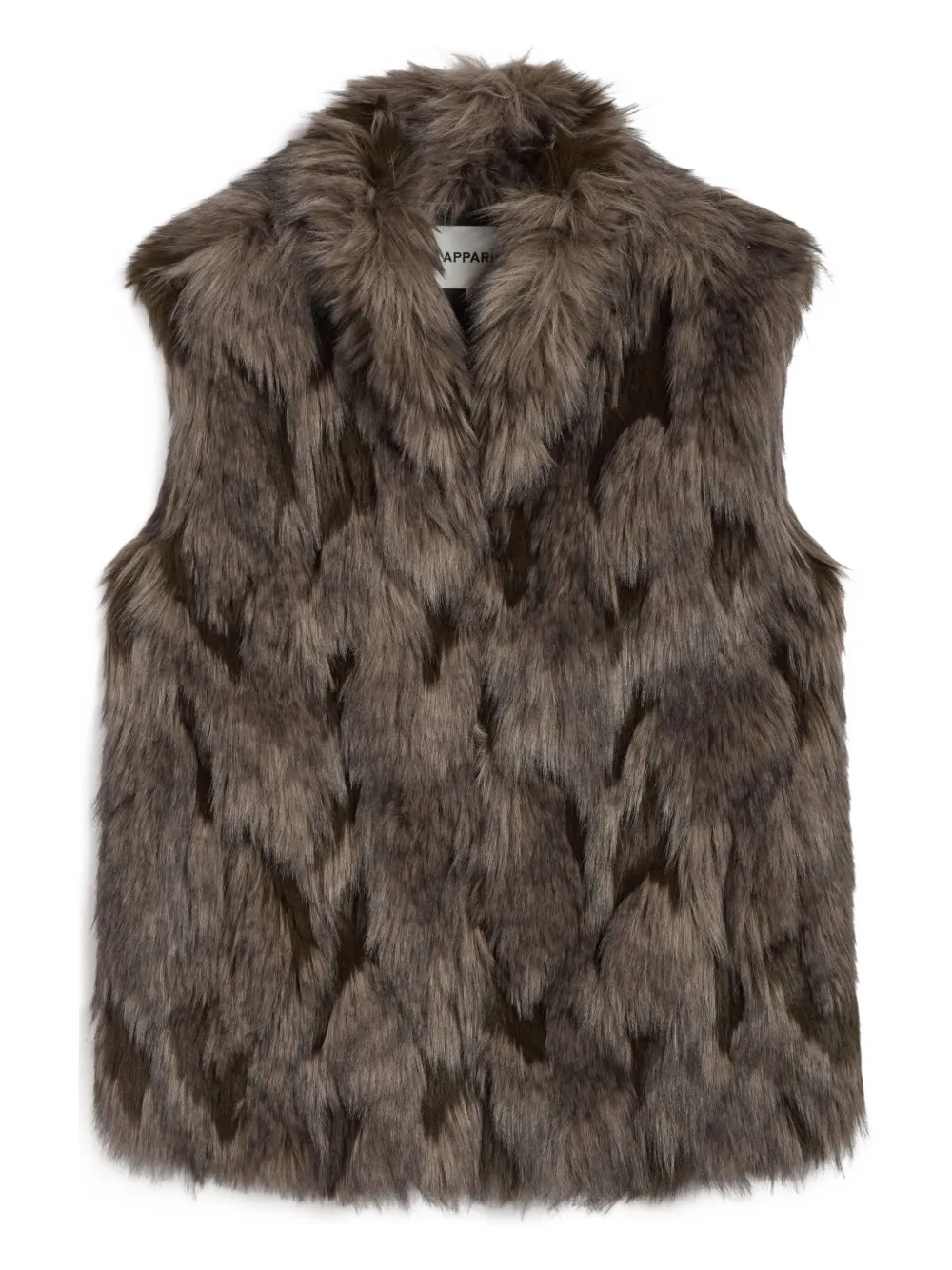 Apparis Laila Sleeveless Vest In Brown