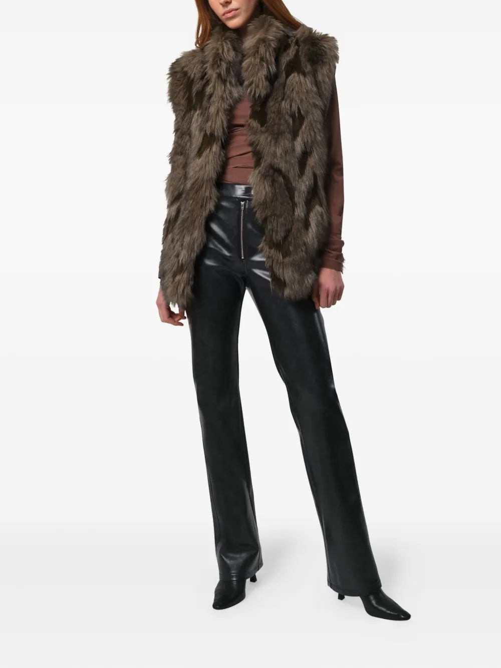 Apparis Laila mouwloze top Bruin