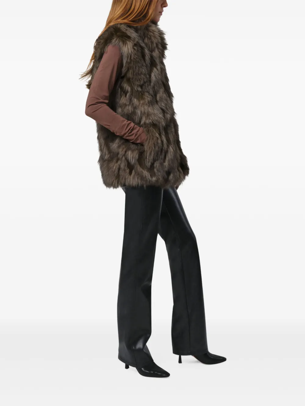 Apparis Laila mouwloze top Bruin