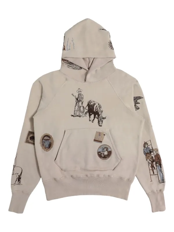 Samuel Zelig エンブロイダリーパーカー | ニュートラル | FARFETCH JP