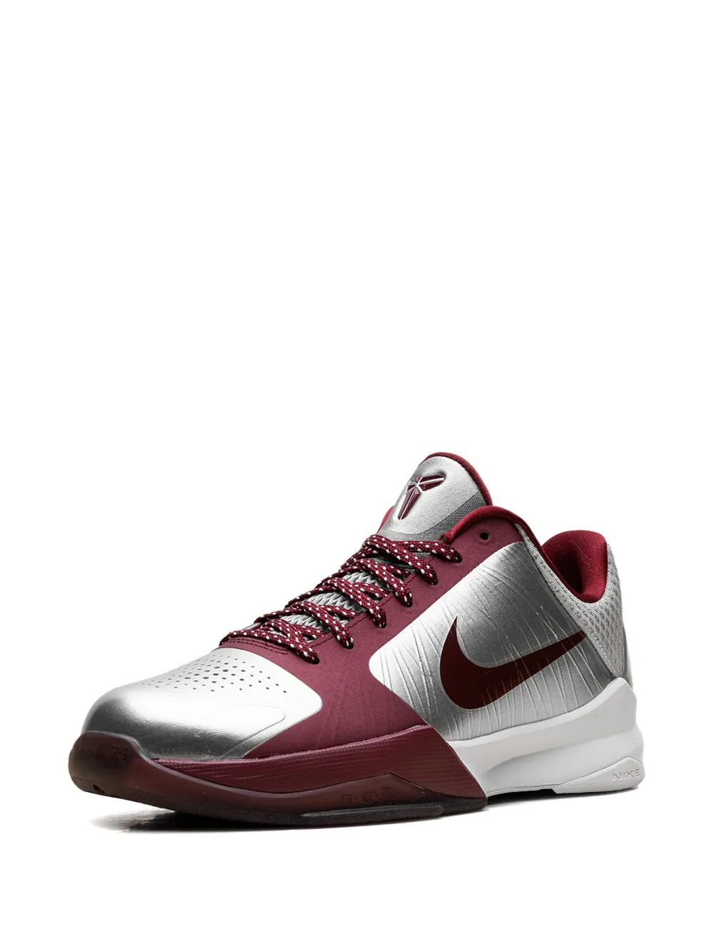 Nike Kids Kobe V basketball sneakers Zilver
