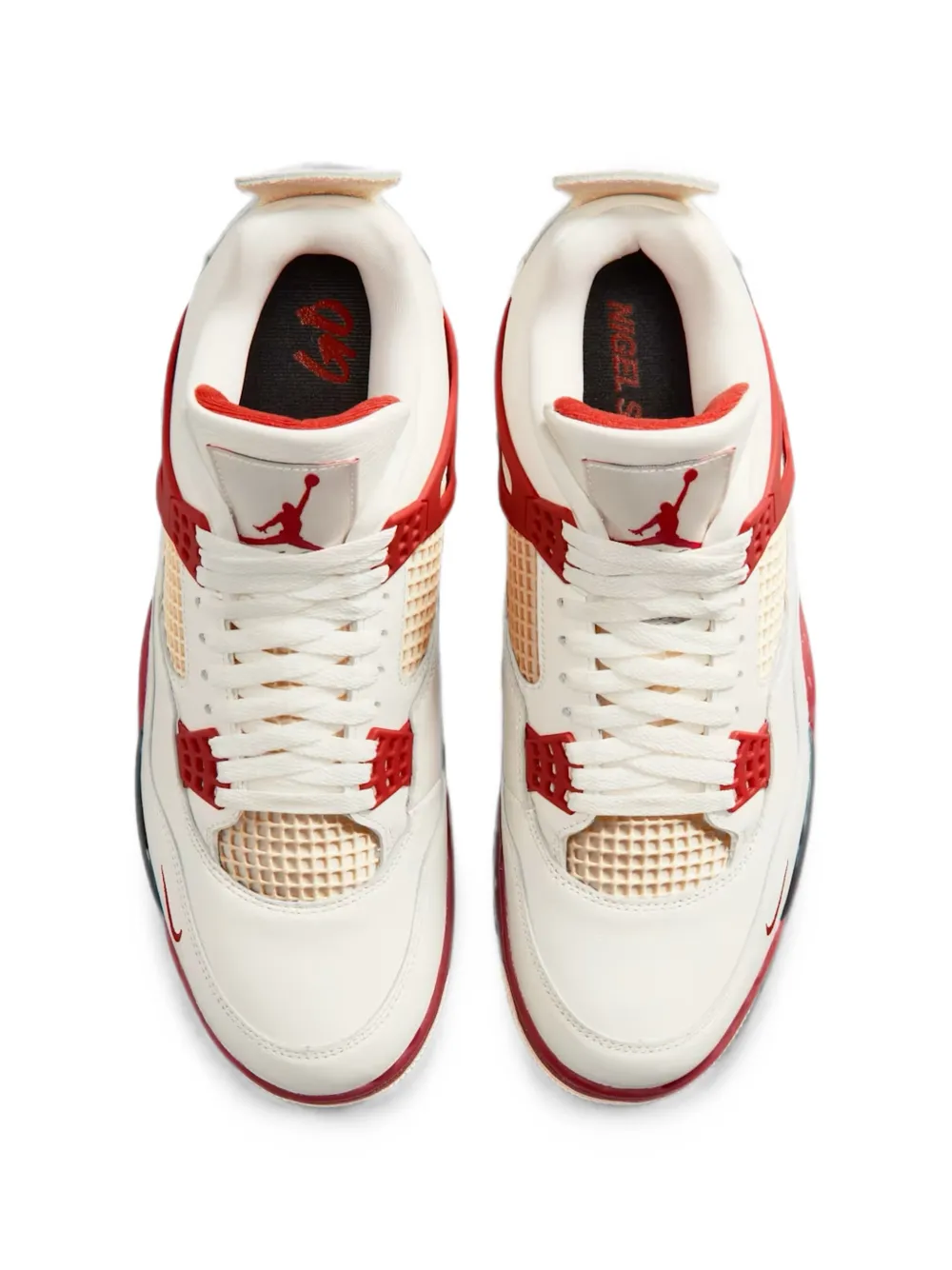 Jordan x BIKE AIR x Nigel Sylvester Air 4 Brick After Brick sneakers Wit