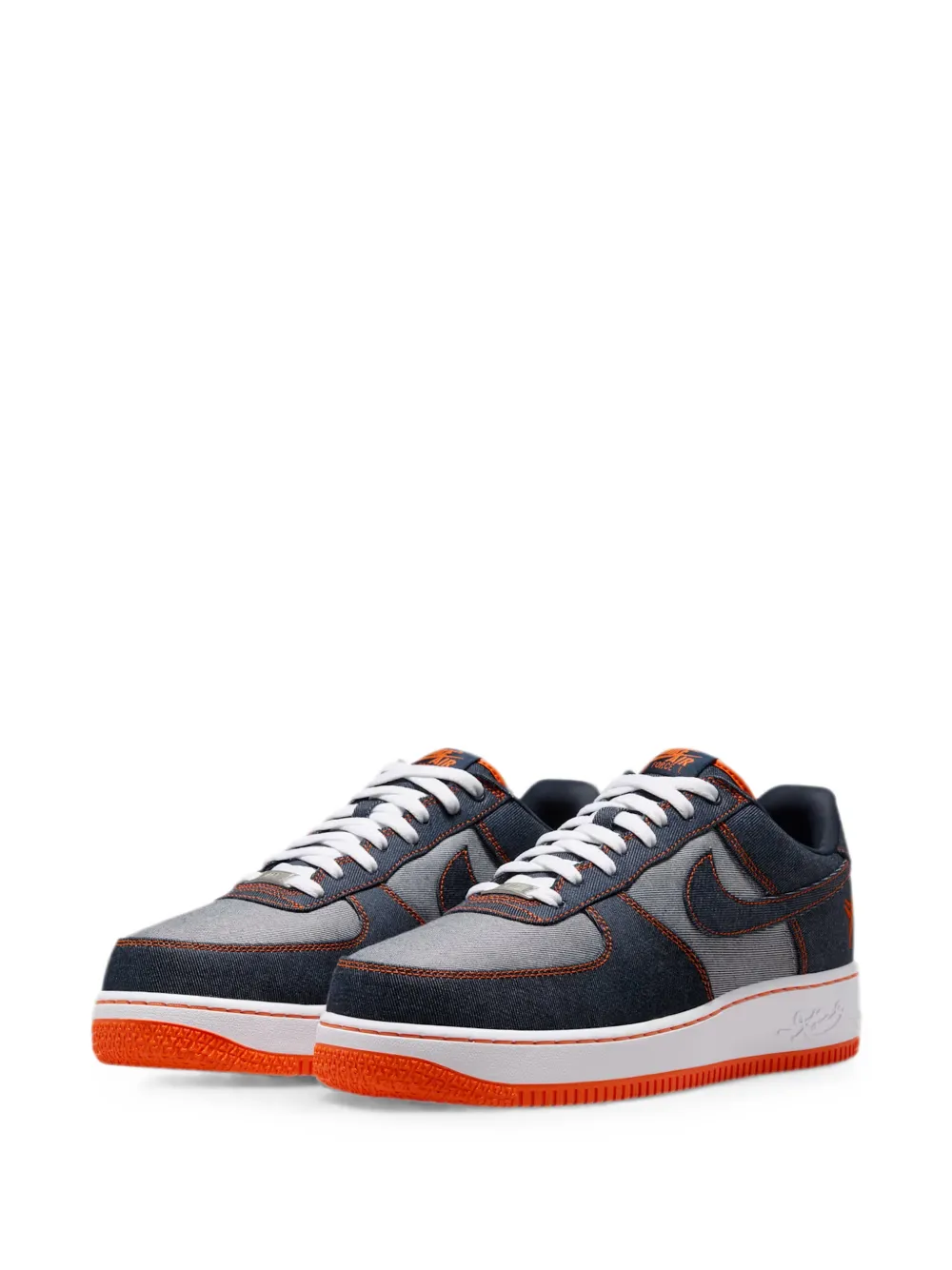 Nike Air Force 1 denim sneakers Blauw