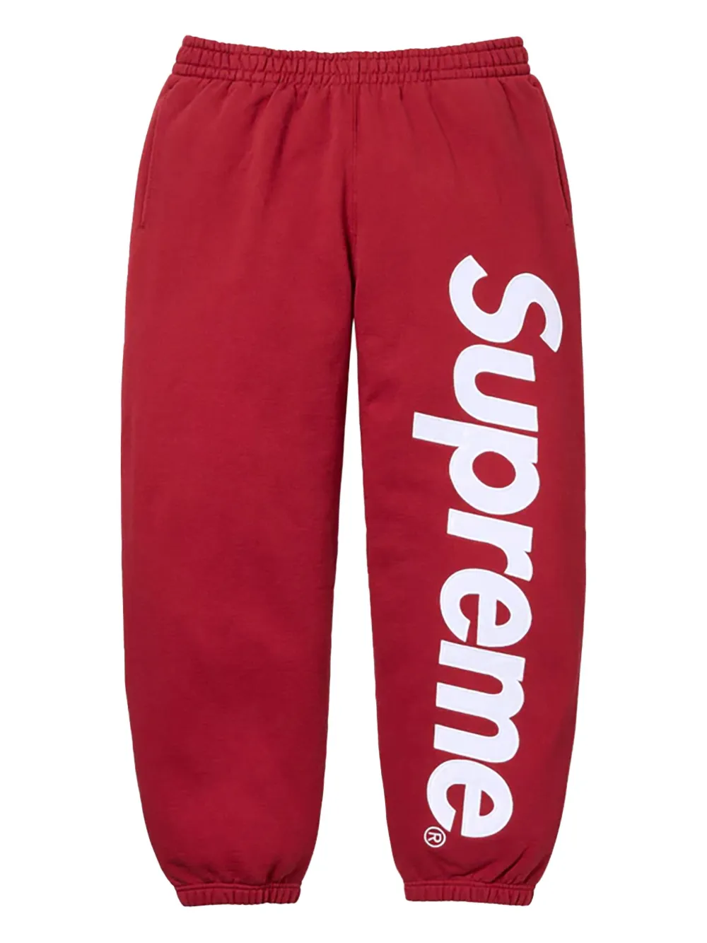 Supreme Pantaloni sportivi con applicazione - Rosso