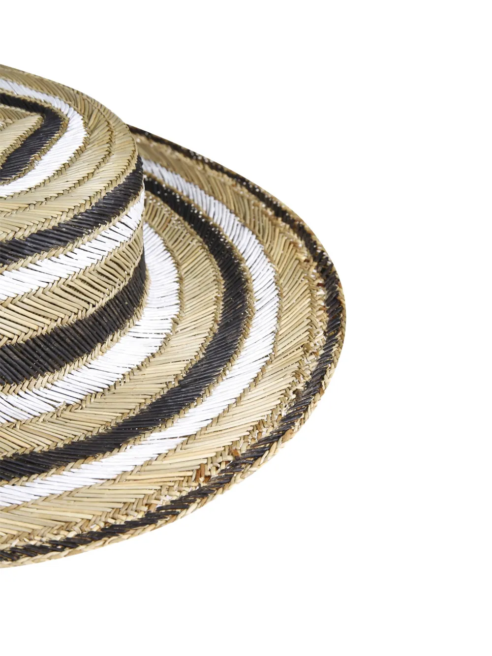 Yesey Gestreepte hoed Beige