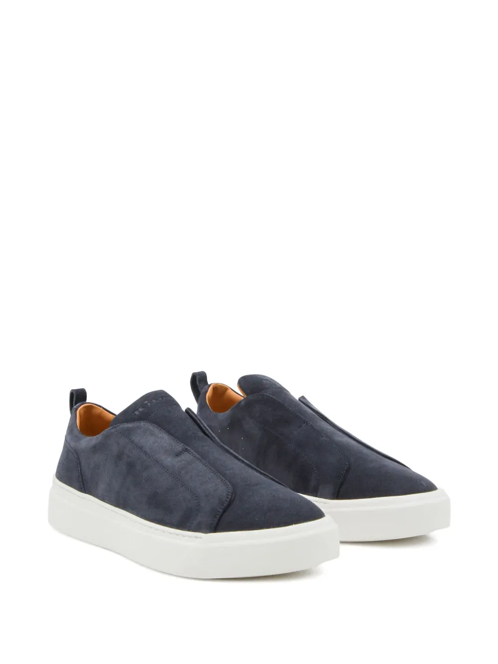 Kiton Sneakers met treklus Blauw