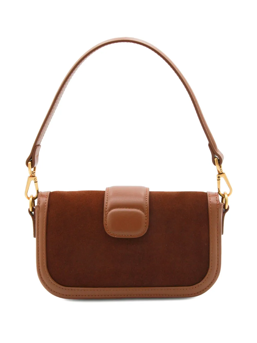 Twinset Logo-plaque Shoulder Bag In Burgundy