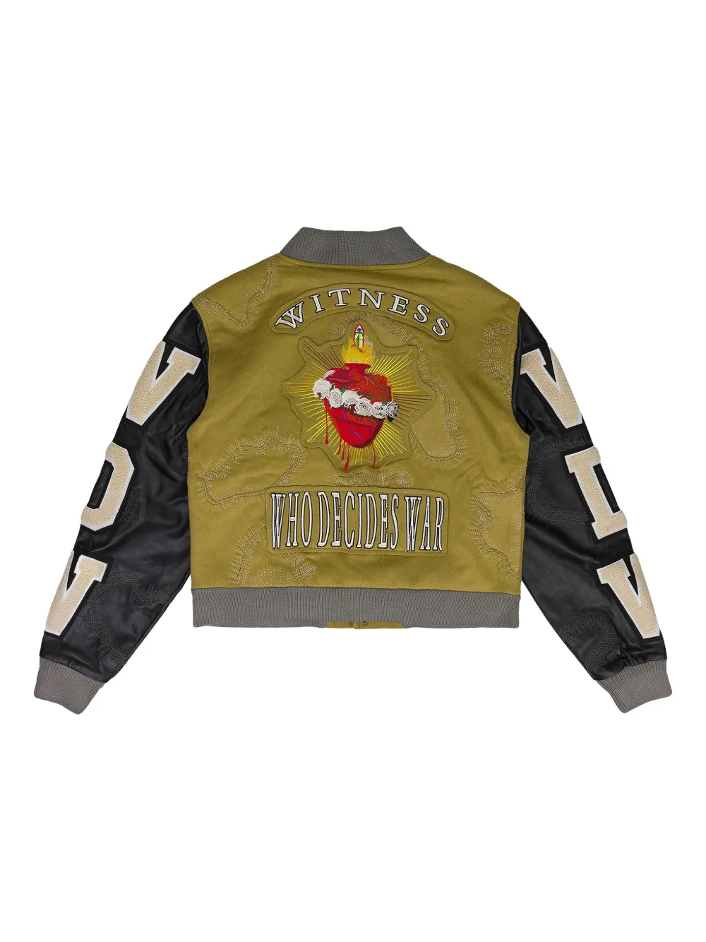 Who Decides War Namesake varsity jacket | Bomber Jackets | Image 2