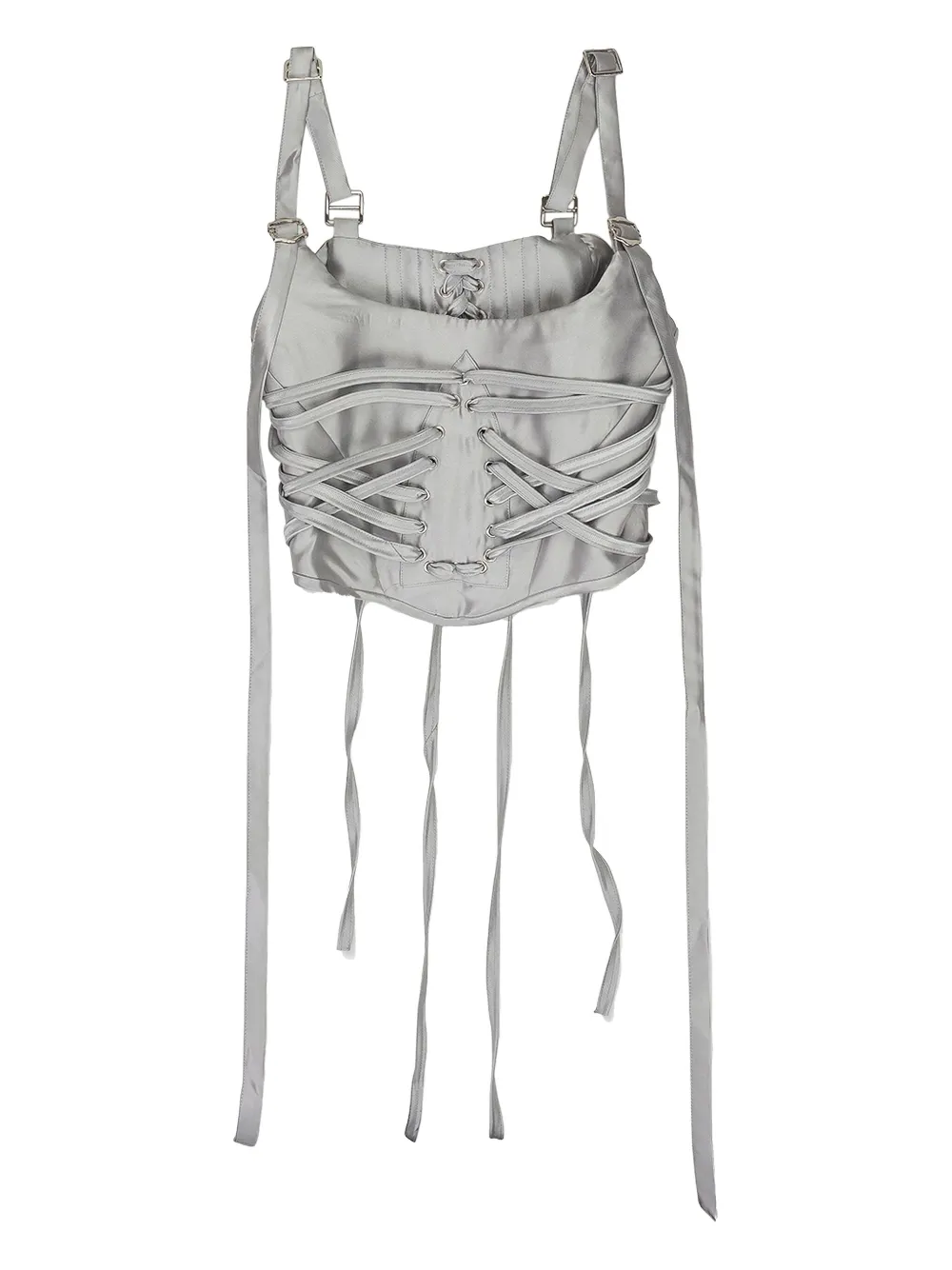 Who Decides War tie-detail corset | Vests & Tank Tops | Image 2