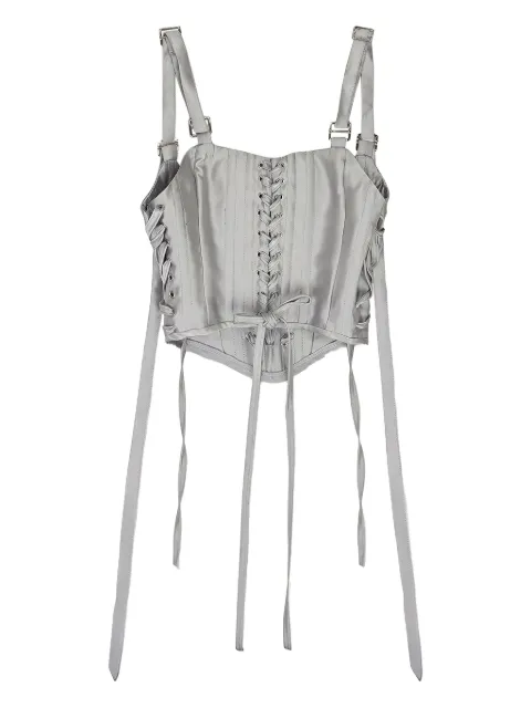 Who Decides War tie-detail corset