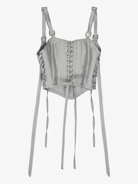 Who Decides War tie-detail corset