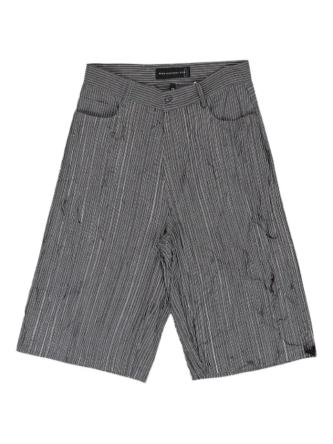Who Decides War exposed-seam shorts