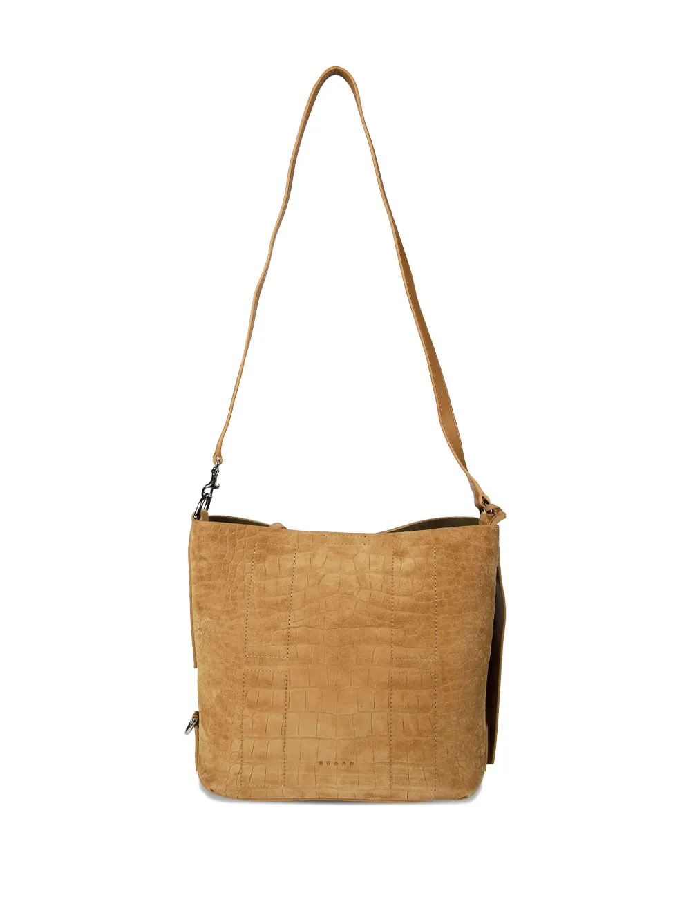 Hogan Kleine Hocket schoudertas met reliëf - Beige