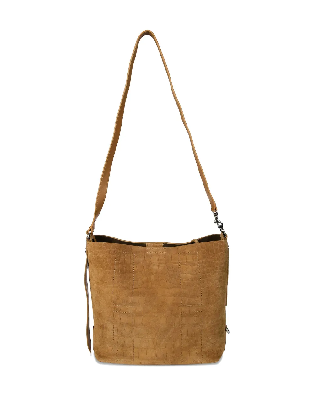 Hogan Kleine Hocket schoudertas met reliëf Beige