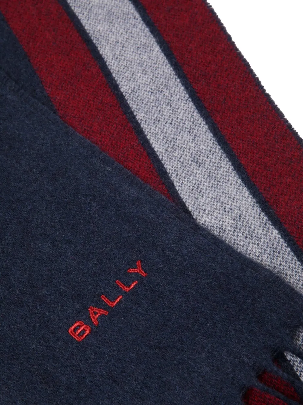 Bally striped scarf - Blauw