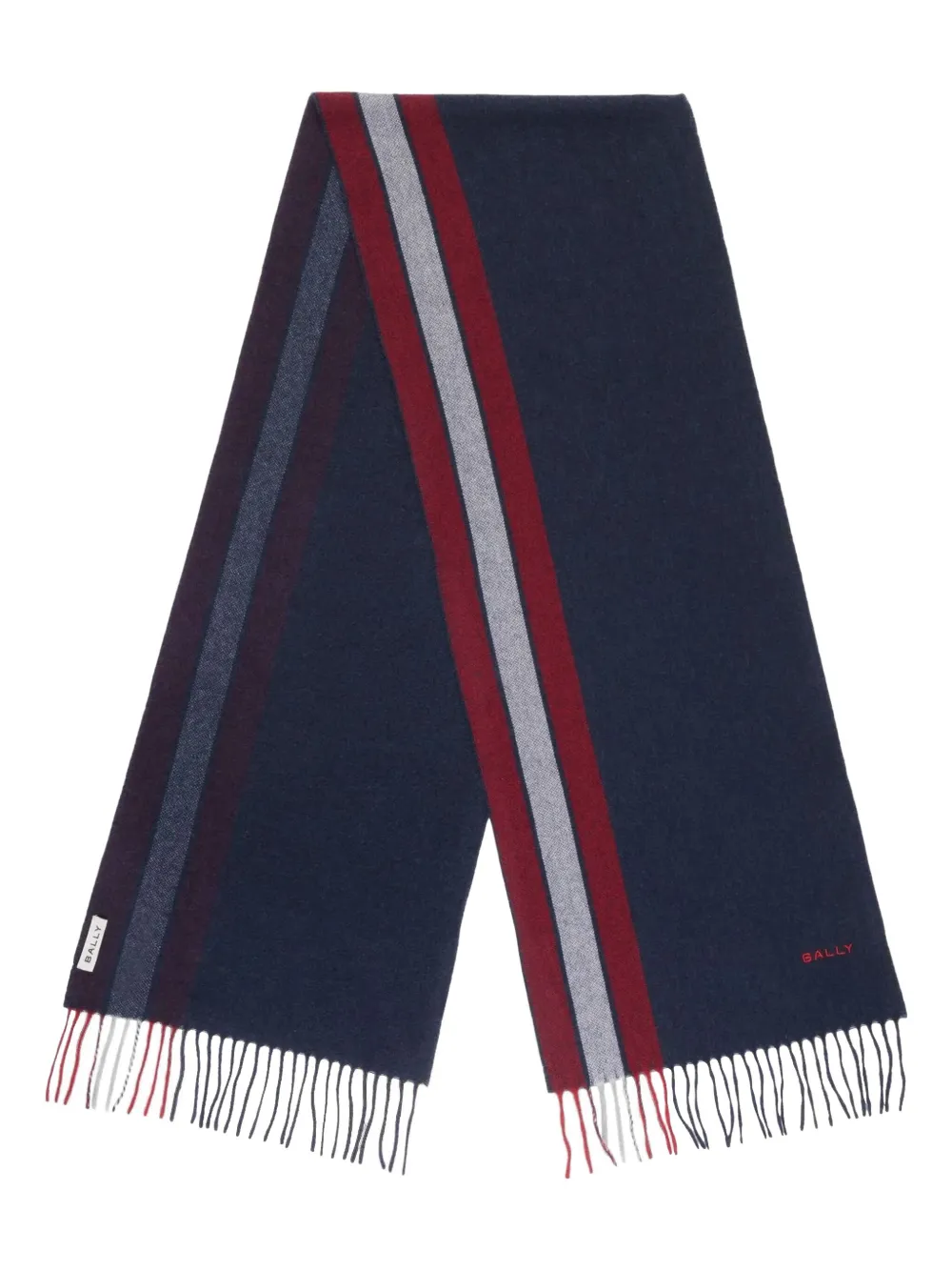 Bally striped scarf | azul | Image 1